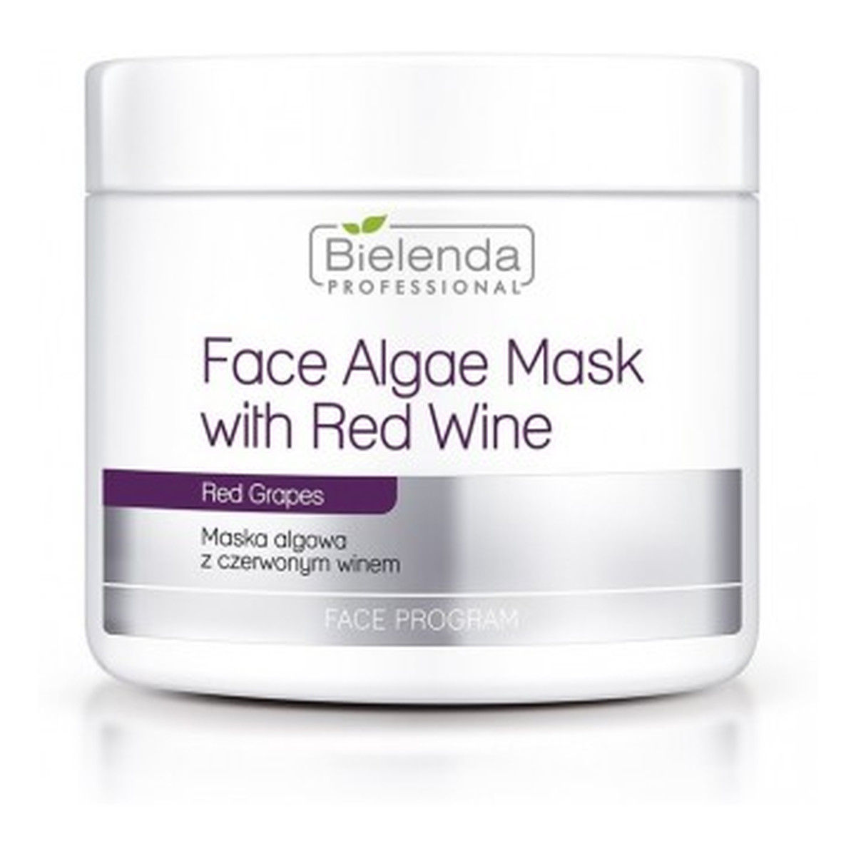 Bielenda Professional Red Wine Face Algae Mask Maska Algowa Z Czerwonym Winem Cera Dojrzała Wrażliwa z Problemami Naczynkowym 190ml