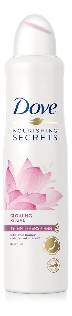 Glowing Ritual 48H Anti - Perspirant dezodorant spray'u Lotus Flower And Rice Water Scent