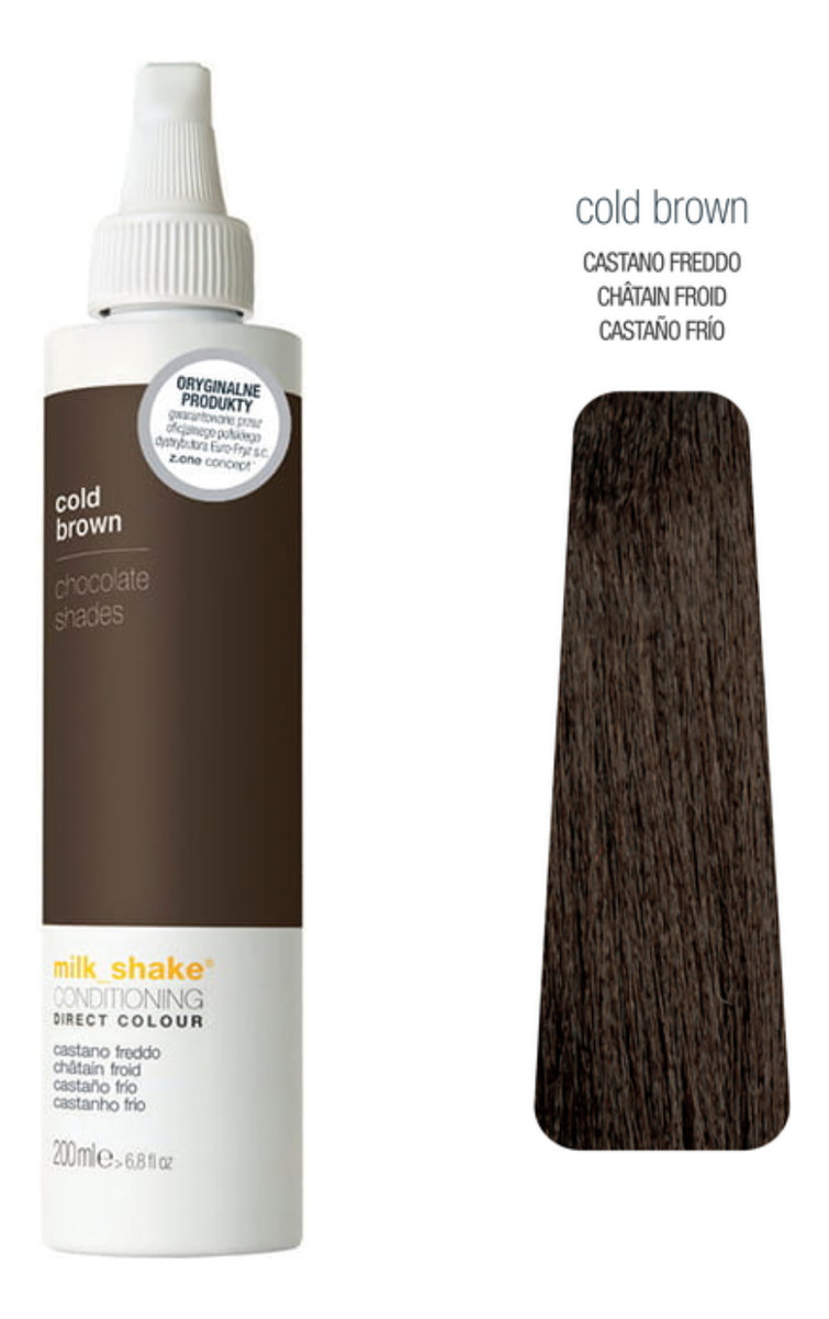 Koloryzująca odżywka do włosów Zimny Brąz Cold Brown