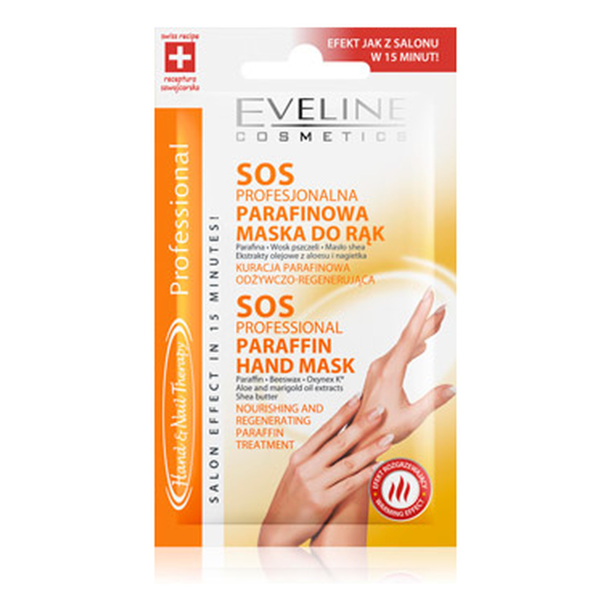 Eveline Hand & Nail Therapy Profesjonalna Parafionowa Maska Do Rąk 7ml