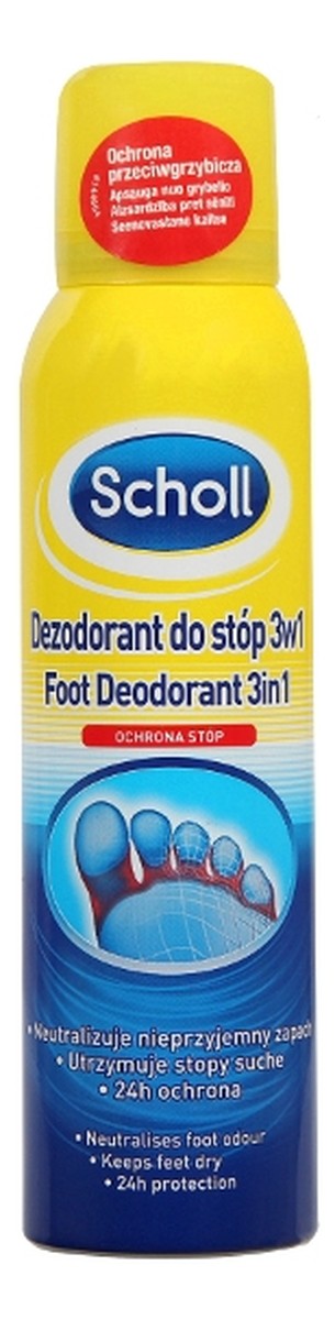 Dezodorant Do Stóp 3w1