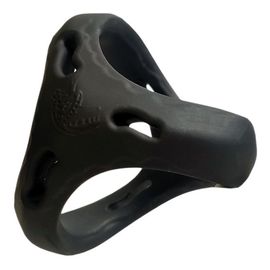 ProStimulatore Potrójny, silikonowy pierścień na penisa FP N07 Black