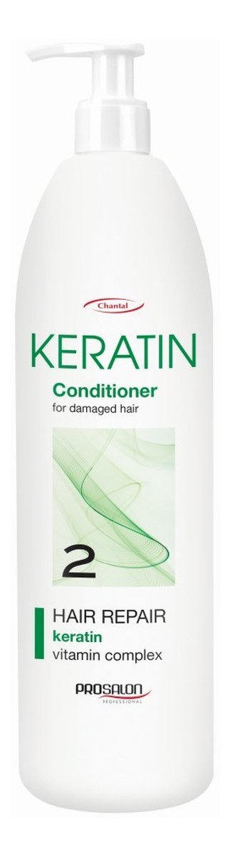 2 odżywka z keratyną do pielęgnacji włosów zniszczonych suchych i matowych