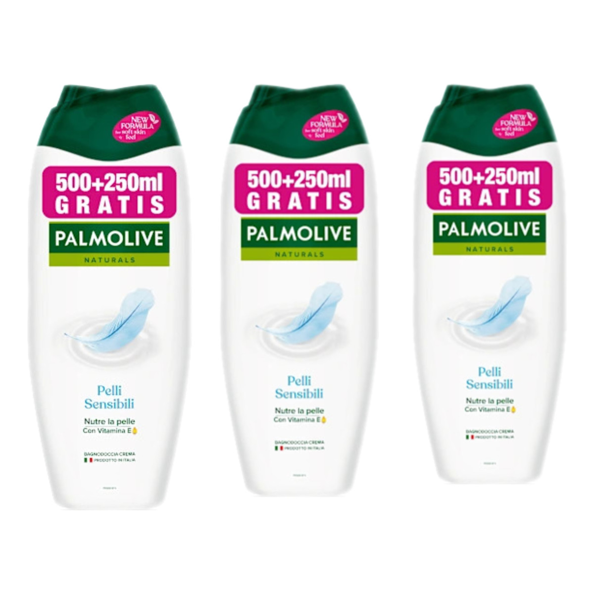Palmolive Naturals Żel pod prysznic Milk Proteins 3x750ml