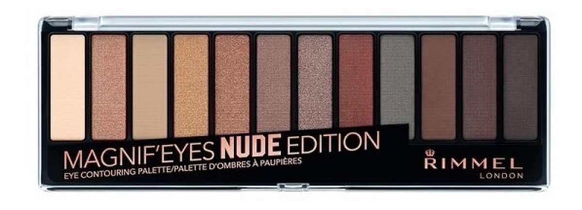 Magnif'eyes eyeshadow palette paleta cieni 001 nude edition