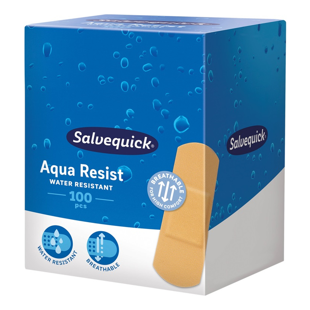 Salvequick Aqua Resist Wodoodporne plastry rozmiar S 100szt.