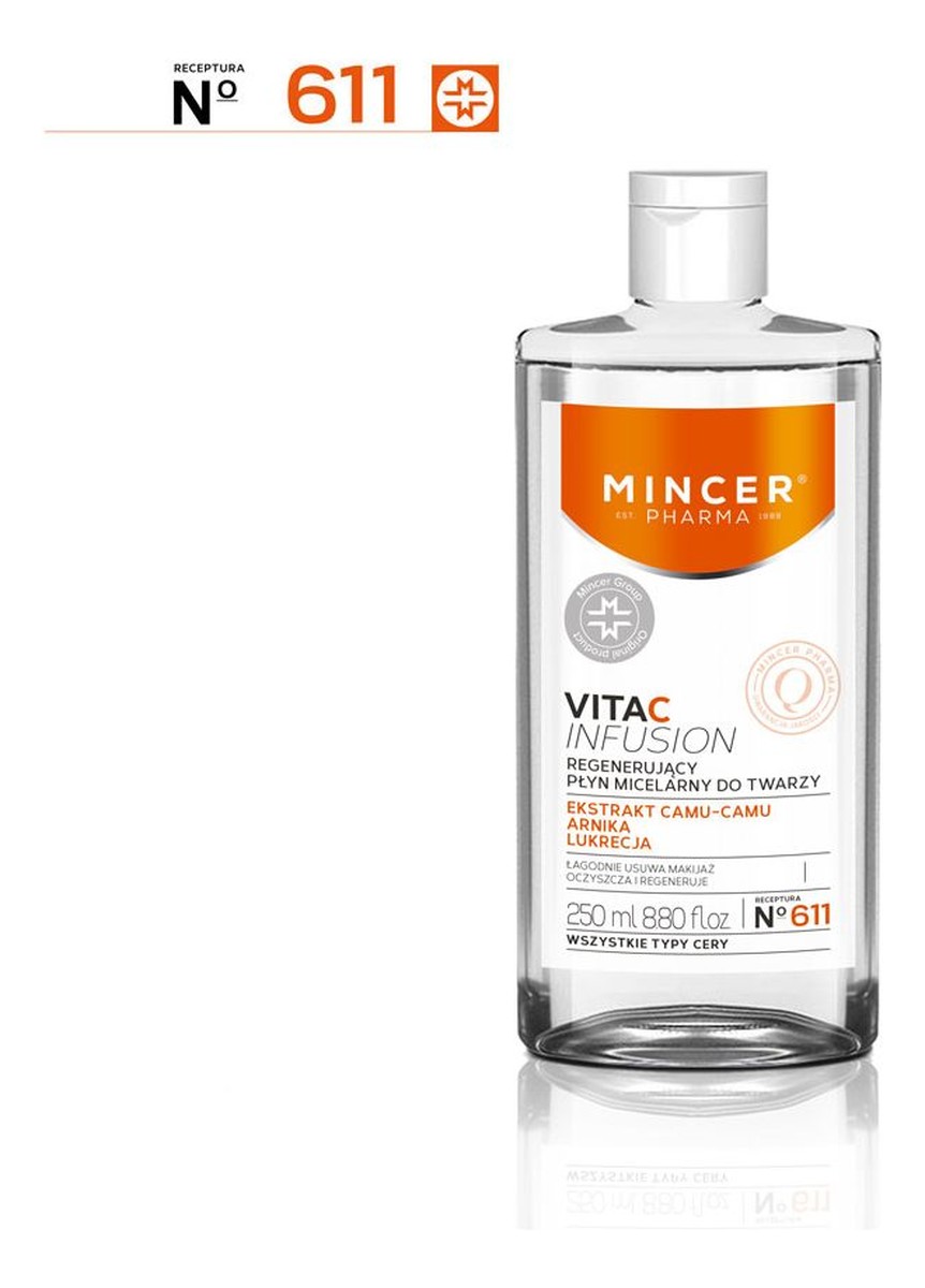 Płyn micelarny regenerujący do twarzy 611