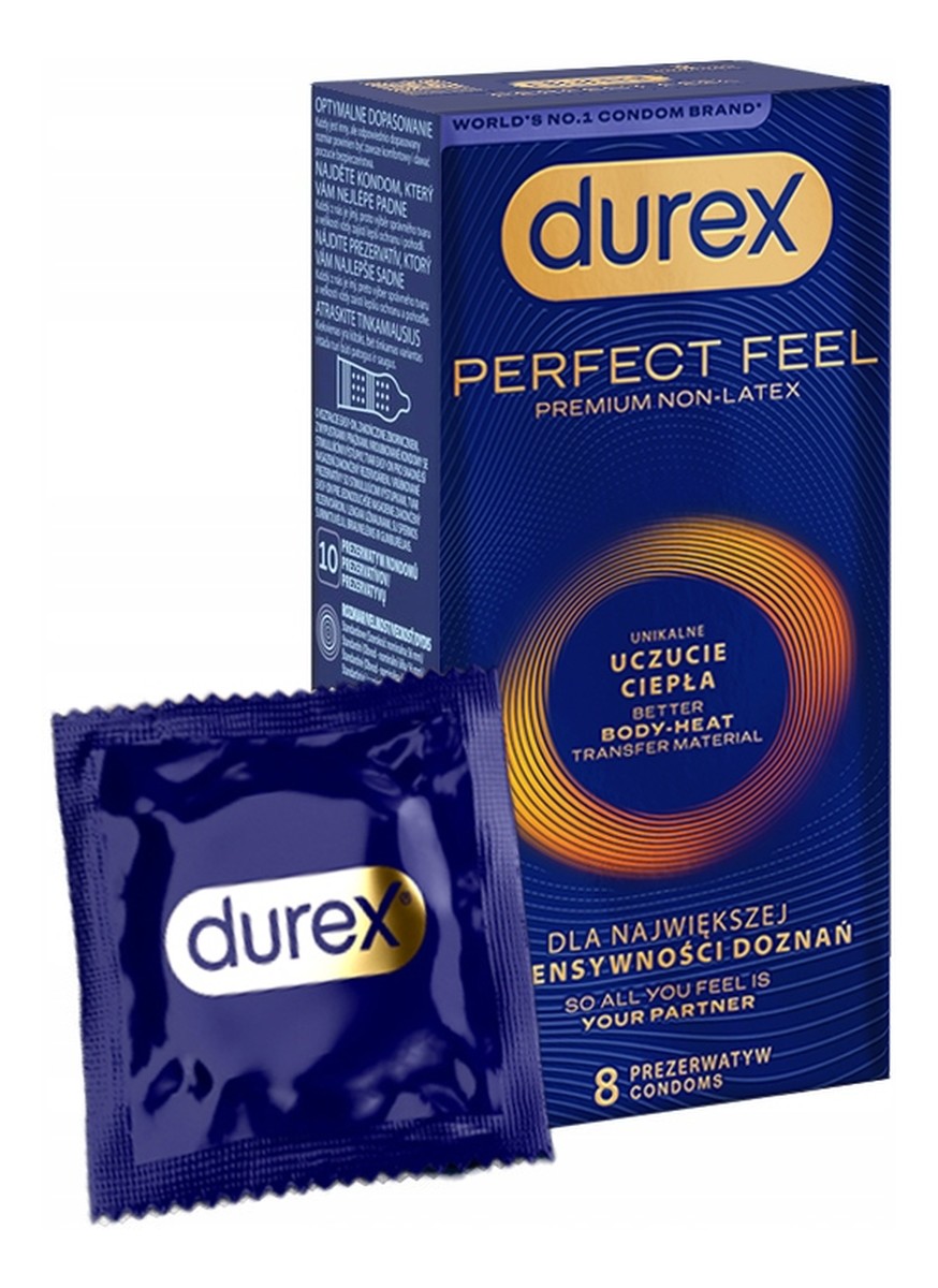 Perfect feel prezerwatywy unikalne uczucie ciepła 8szt