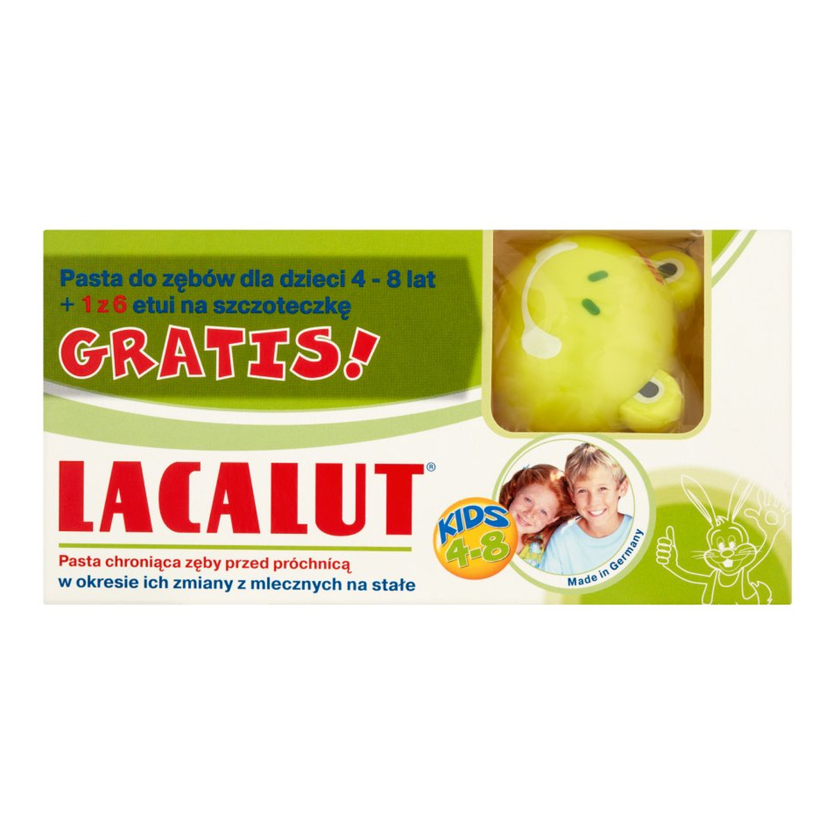 Lacalut Pasta do zębów dla dzieci od 4-8 lat + etui 50ml