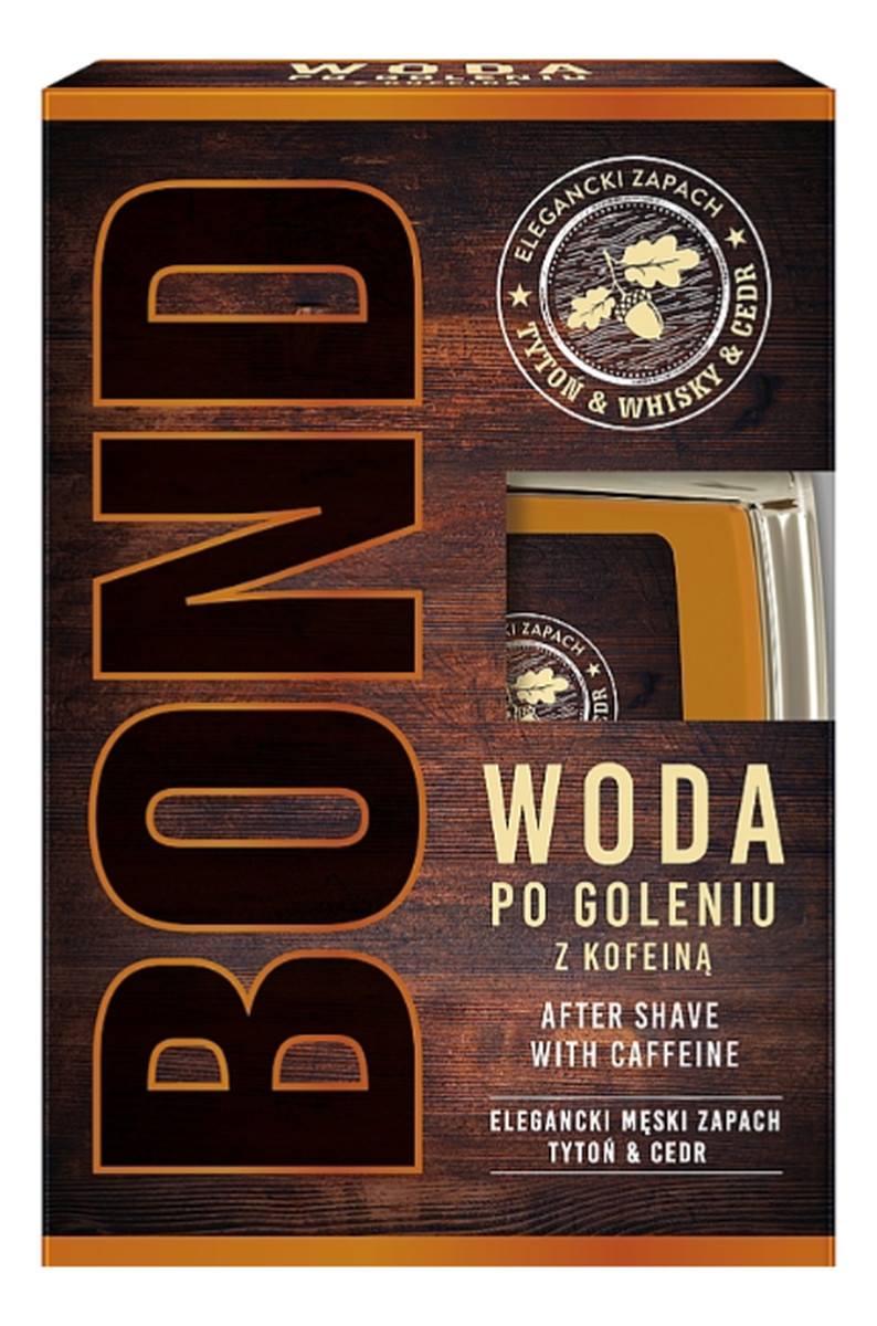 Woda po goleniu z kofeiną Tytoń & Cedr
