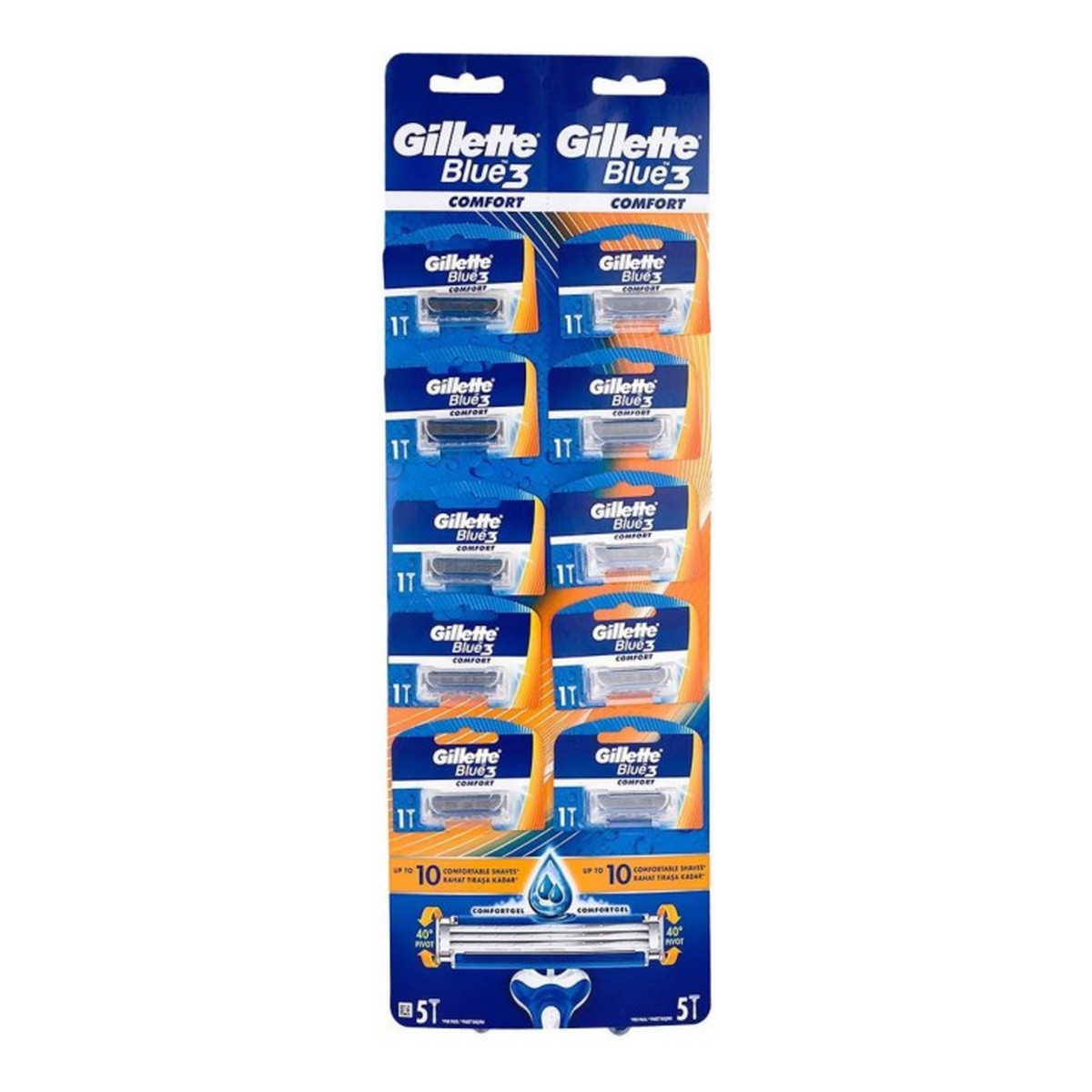 Gillette Blue 3 Maszynka do golenia 10szt.