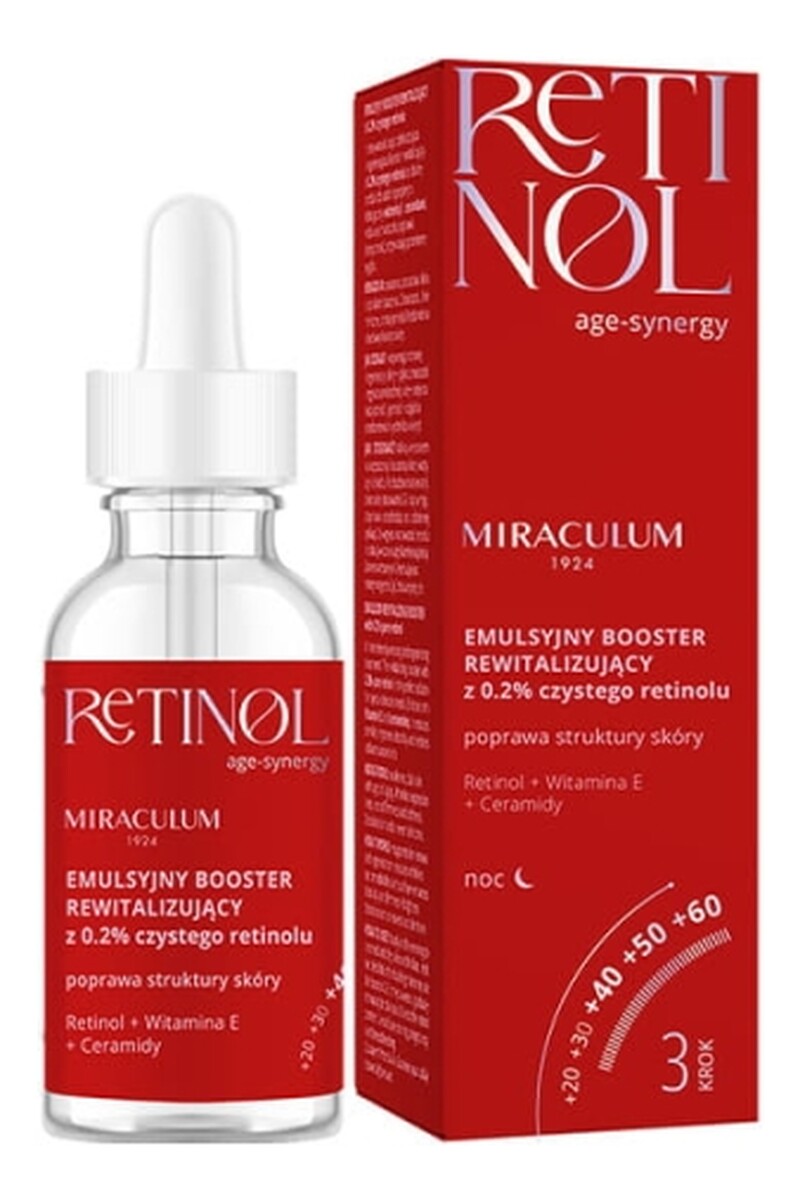 Emulsyjny booster rewitalizujący z 0.2% czystego retinolu