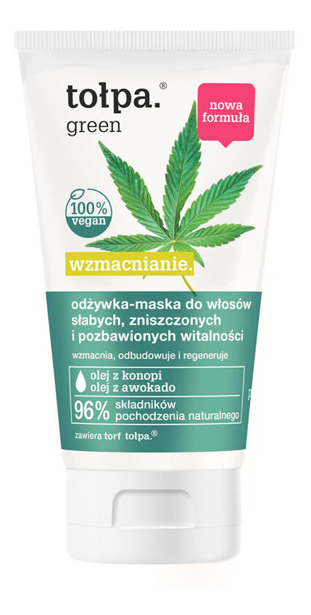 Odżywka-Maska Do Włosów Słabych, Zniszczonych I Pozbawionych Witalności Wzmacnianie