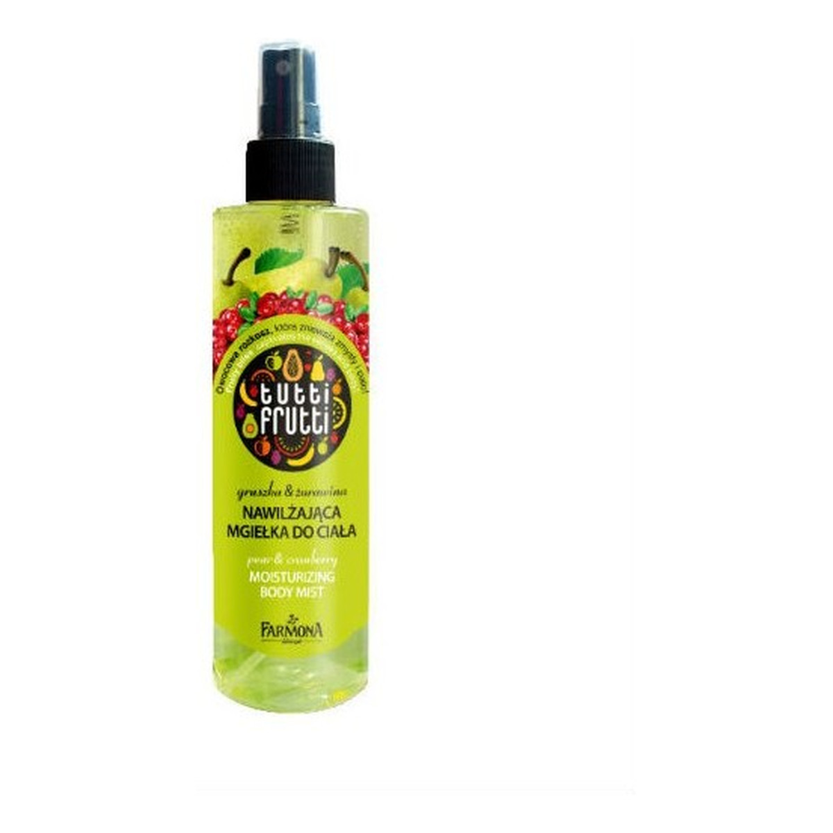 Farmona Tutti Frutti Gruszka i żurawina nawilżająca mgiełka do ciała 200ml