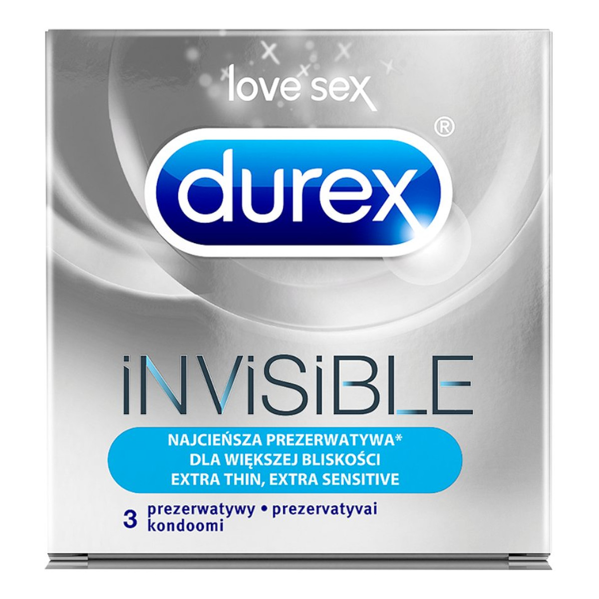 Durex Prezerwatywy Durex dla większej bliskości 3 szt