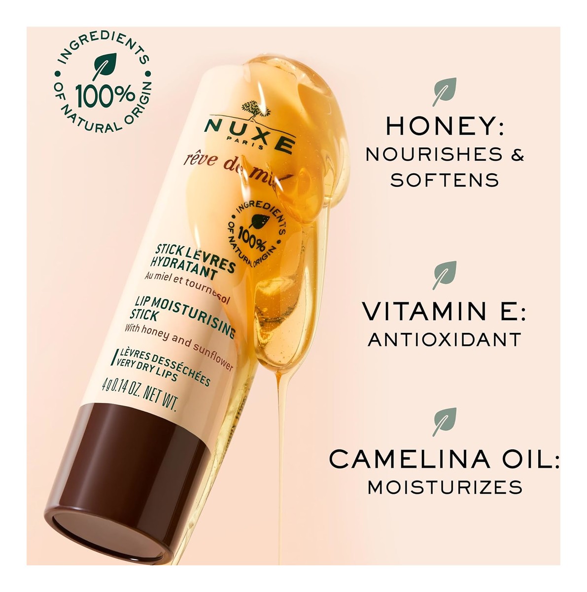 Reve de Miel Lip Moisturising Stick Balsam do ust