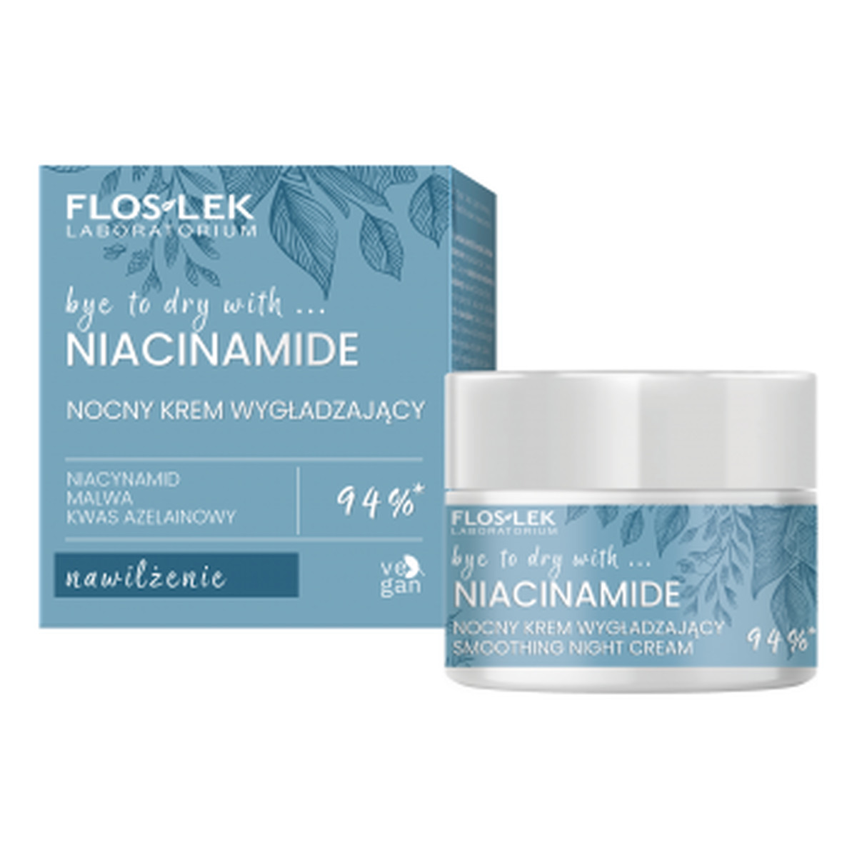 FlosLek Niacynamide Nocny krem wygładzający 50ml