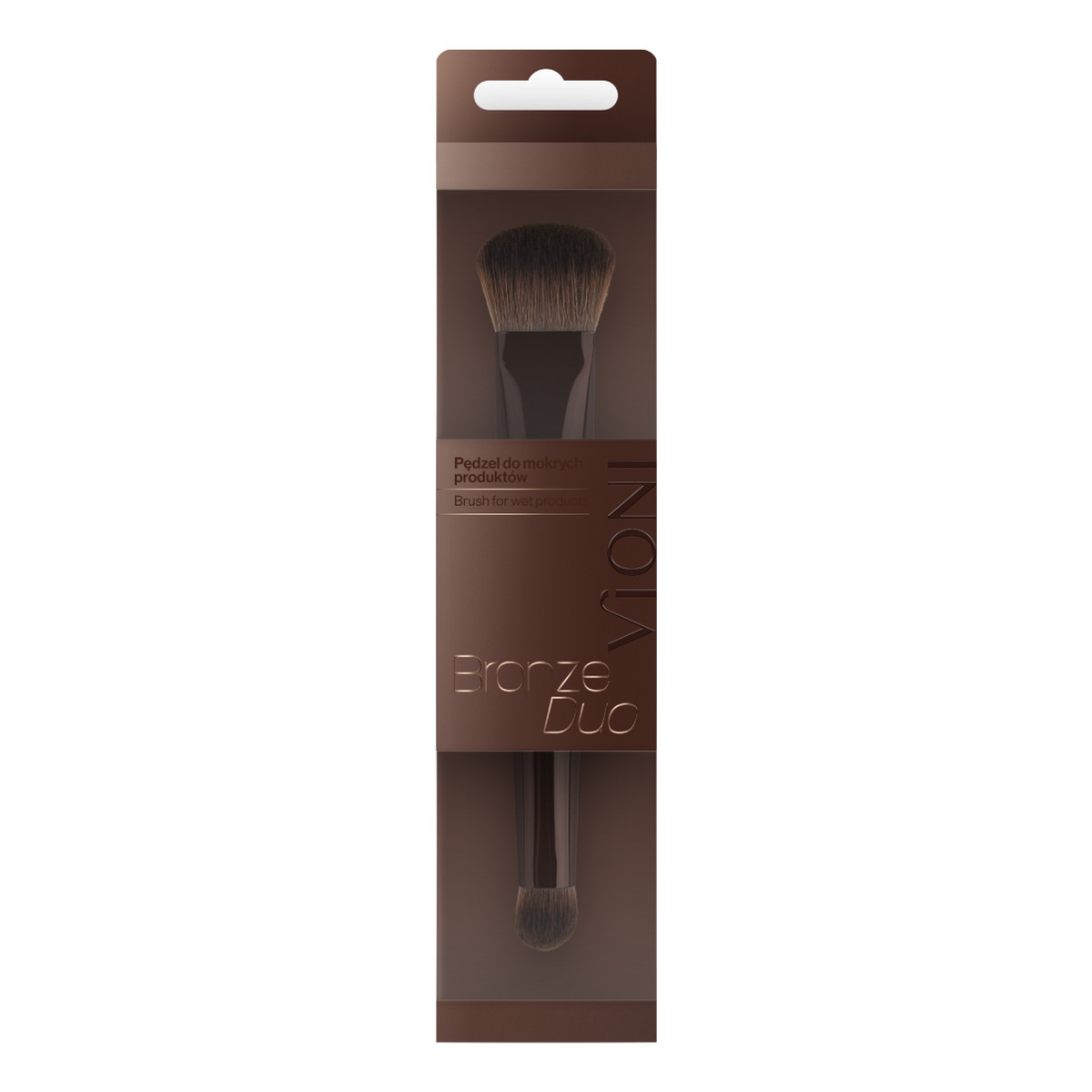 Vioni Bronze Duo pędzel do produktów mokrych dwustronny