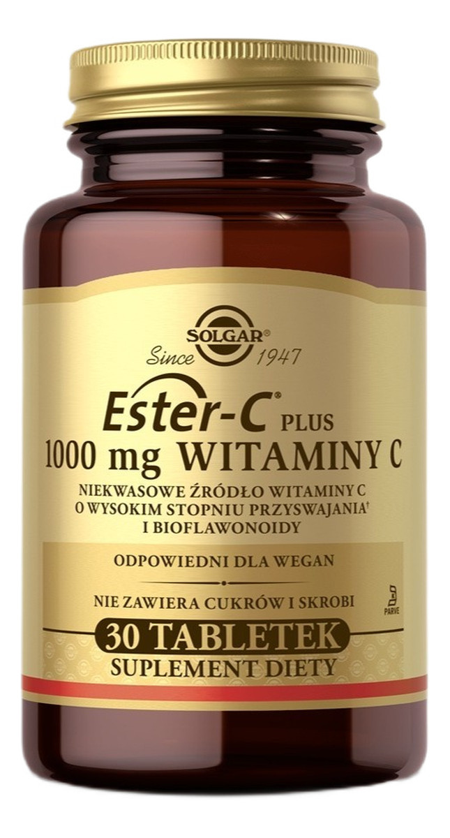 Ester c-plus 100mg witaminy c suplement diety 30 kapsułek