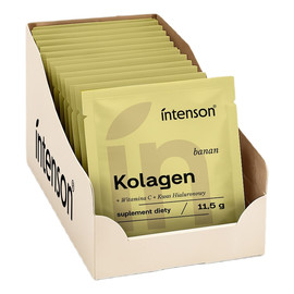 Kolagen + Witamina C + Kwas Hialuronowy suplement diety Banan 20x11.5g