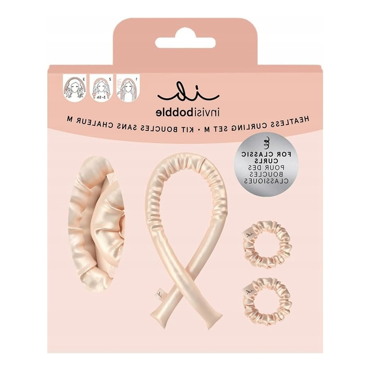 Invisibobble Heatless Curling Set zestaw do kręcenia włosów bez użycia ciepła 3szt.