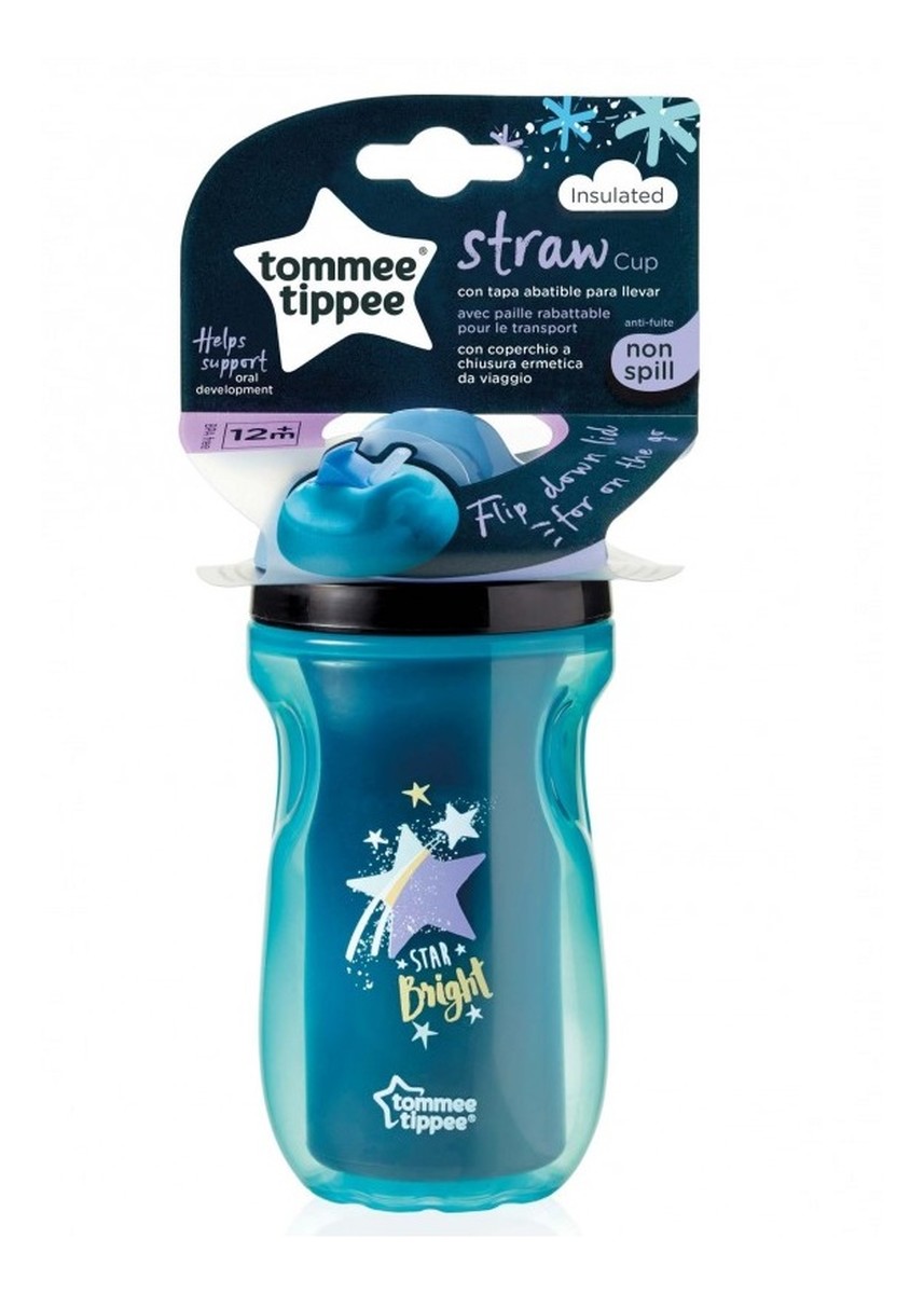 Straw cup bidon ze słomką niekapek 12m+ boy