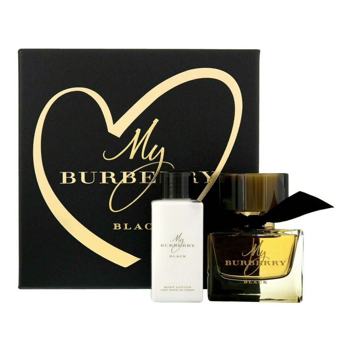 Burberry My Burberry Black zestaw (woda perfumowana spray 50ml + balsam do ciała 75ml)