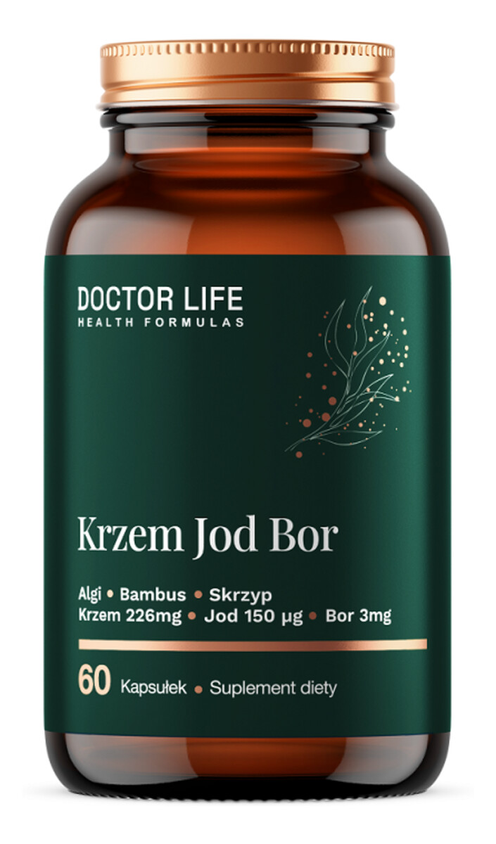 Krzem, Jod, Bor suplement diety 60 kapsułek