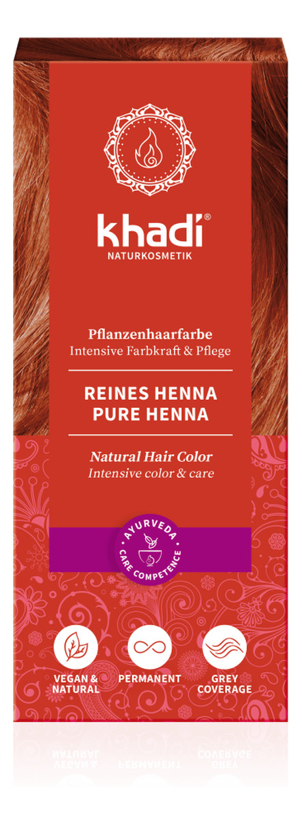 Naturalna Ziołowa Henna do Włosów Pure Henna Red
