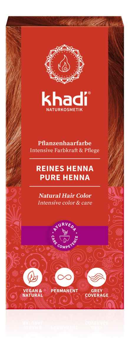 Naturalna Ziołowa Henna do Włosów Pure Henna Red