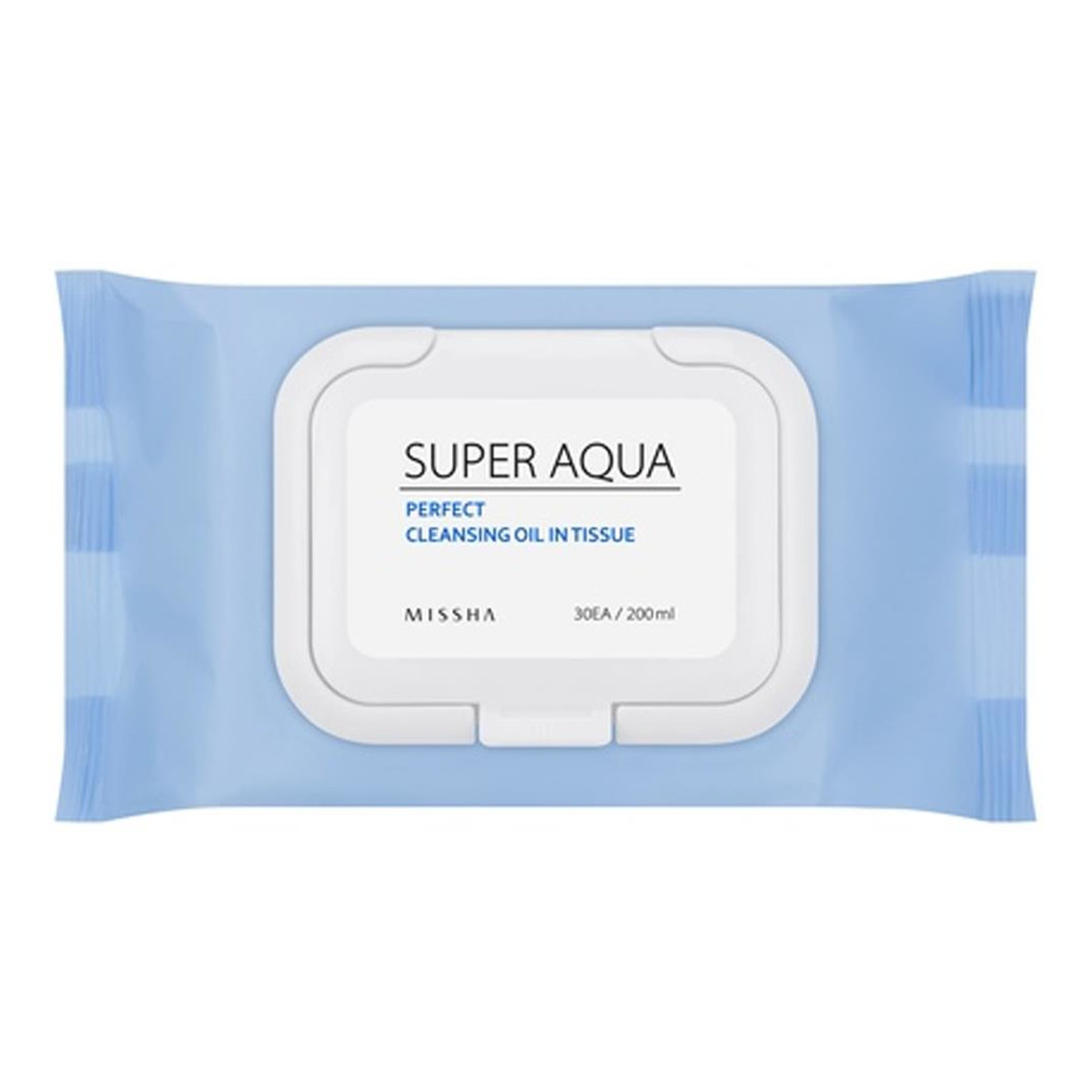 Missha Super Aqua Chusteczki oczyszczające do twarzy 30szt.