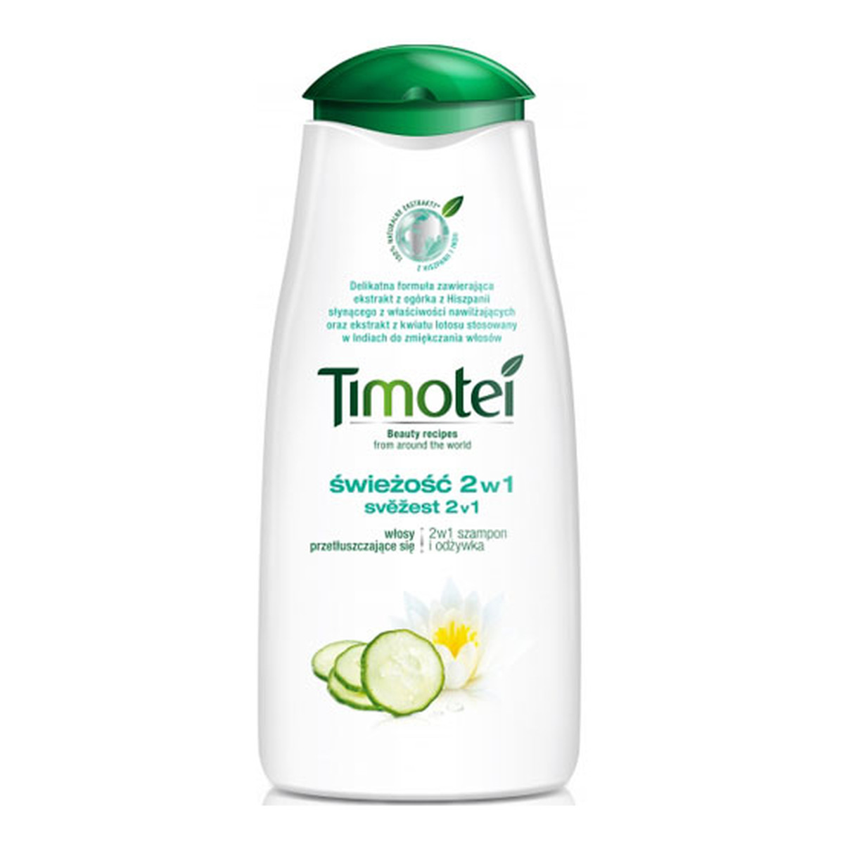 Timotei Szampon z Odżywką 2w1 Świeżość 400ml