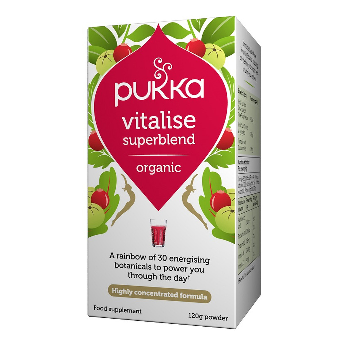 Pukka Vitalise powder suplement diety 120g