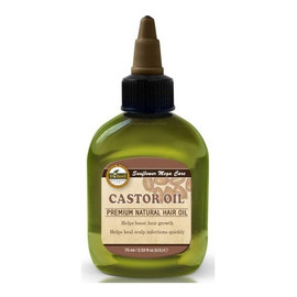 Sunflower Mega Care Castor Oil Premium Natural Hair Oil olejek rycynowy wzmacniający włosy