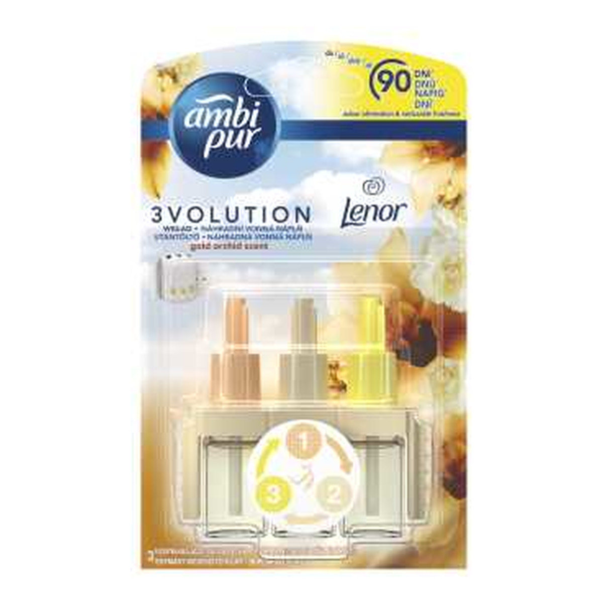 Ambi Pur 3Volution Wkład do elektrycznego odświeżacza powietrza 3V Gold Orchid Zapas 20ml