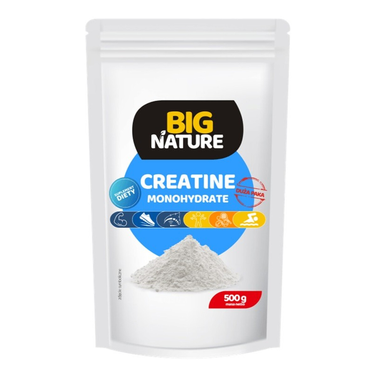 Big Nature Kreatyna monohydrat suplement diety 500g
