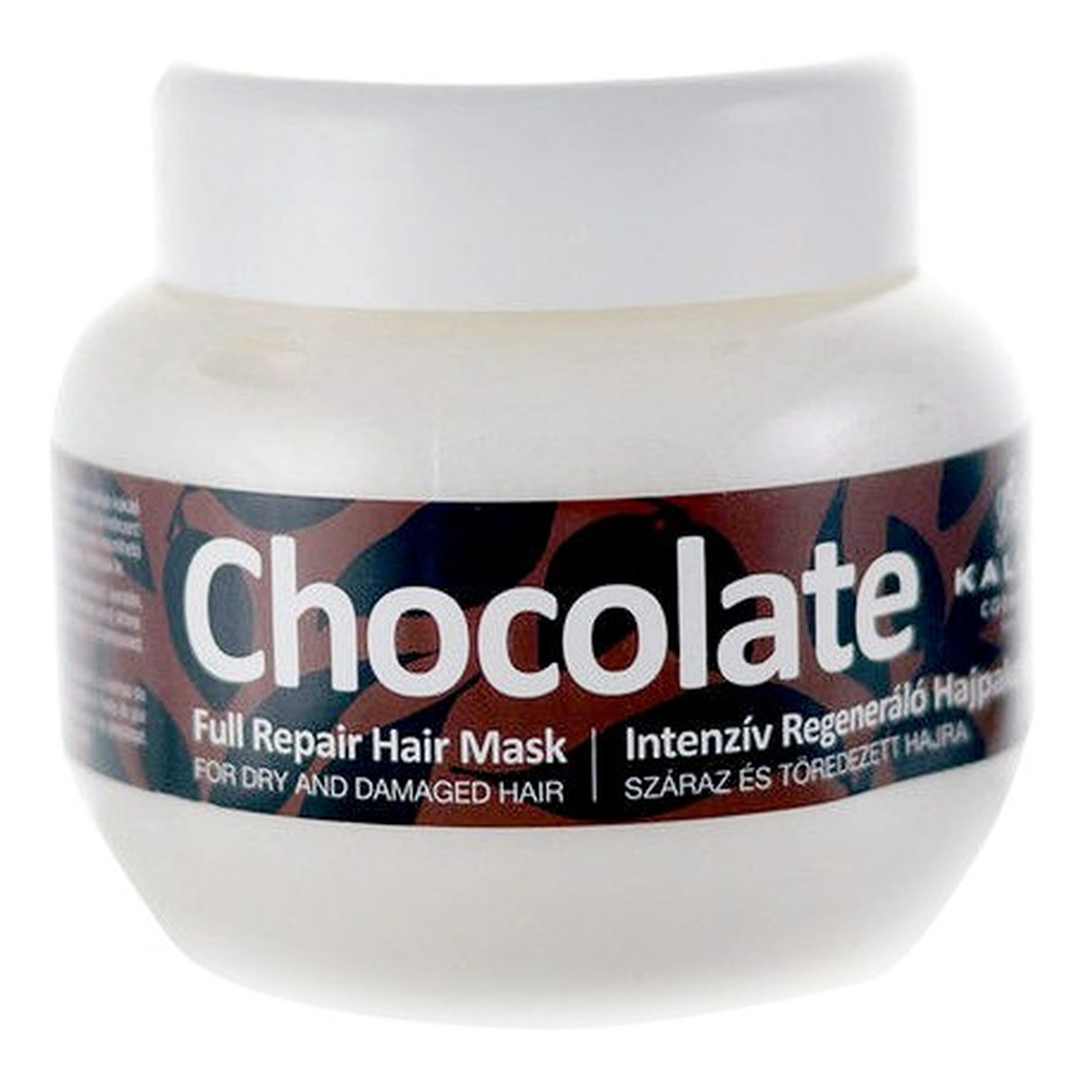Kallos Chocolate Full Repair Hair Mask intensywna regenerująca maska czekoladowa do włosów suchych i łamiących się 275ml