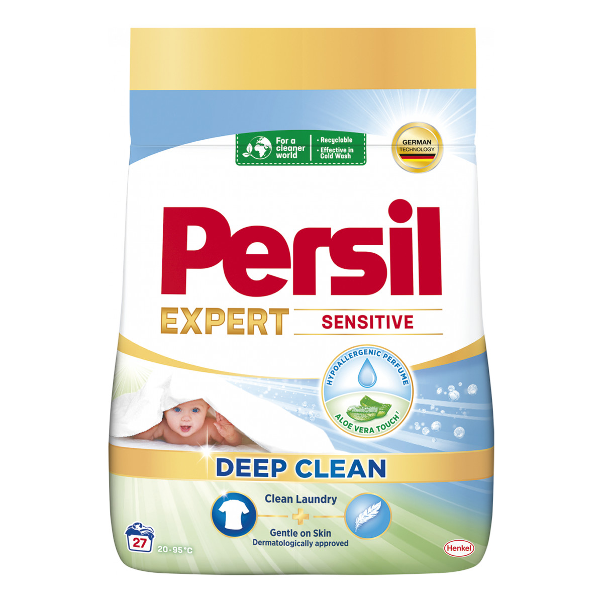 Persil Expert Deep Clean Sensitive proszek do prania 27 prań 1485g