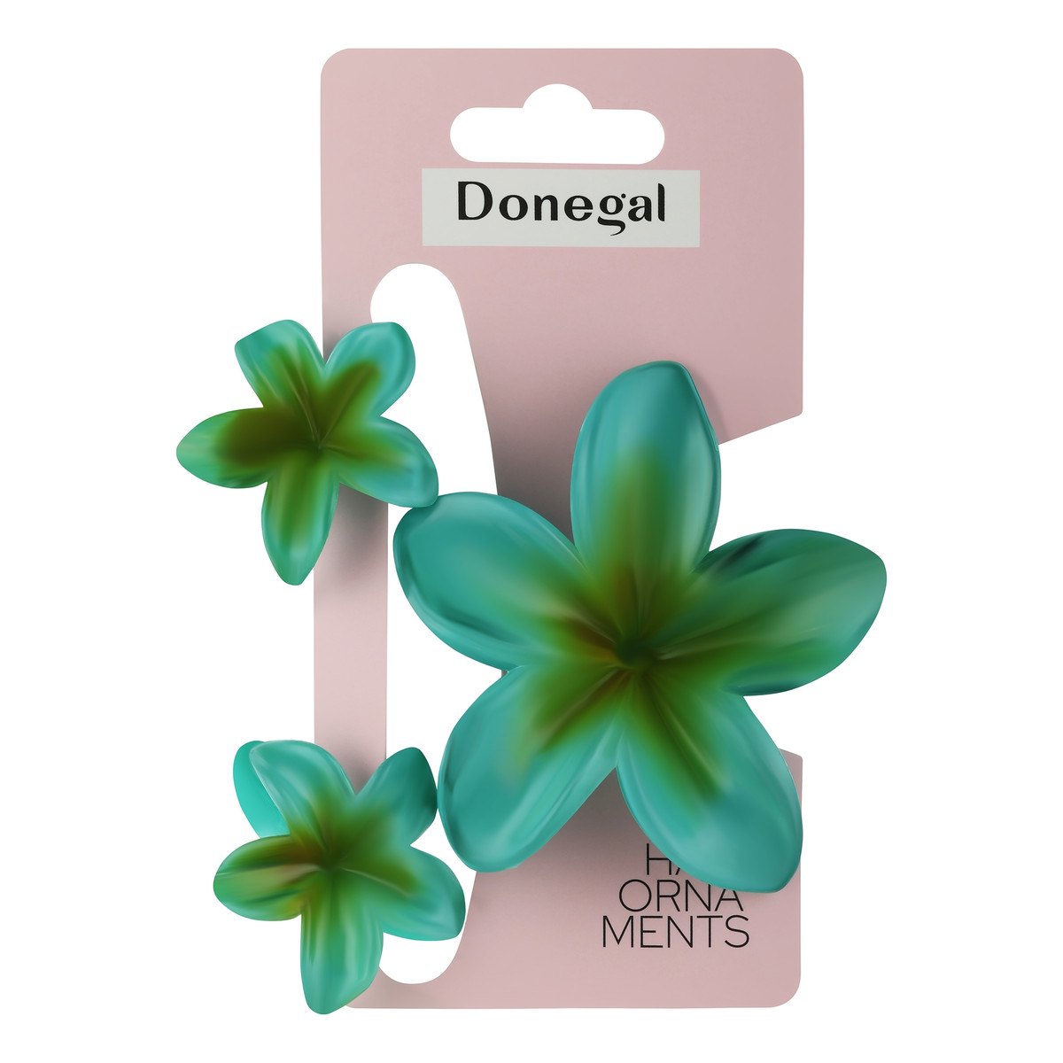 Donegal Spinki do włosów Kwiaty, FA-5710 - mix kolorów
