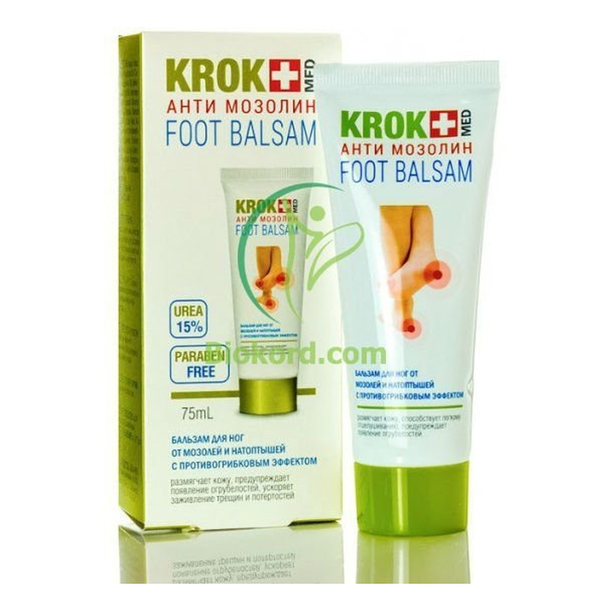 KrokMed Balsam do stóp na modzele i odciski z mocznikiem 15%, 75ml