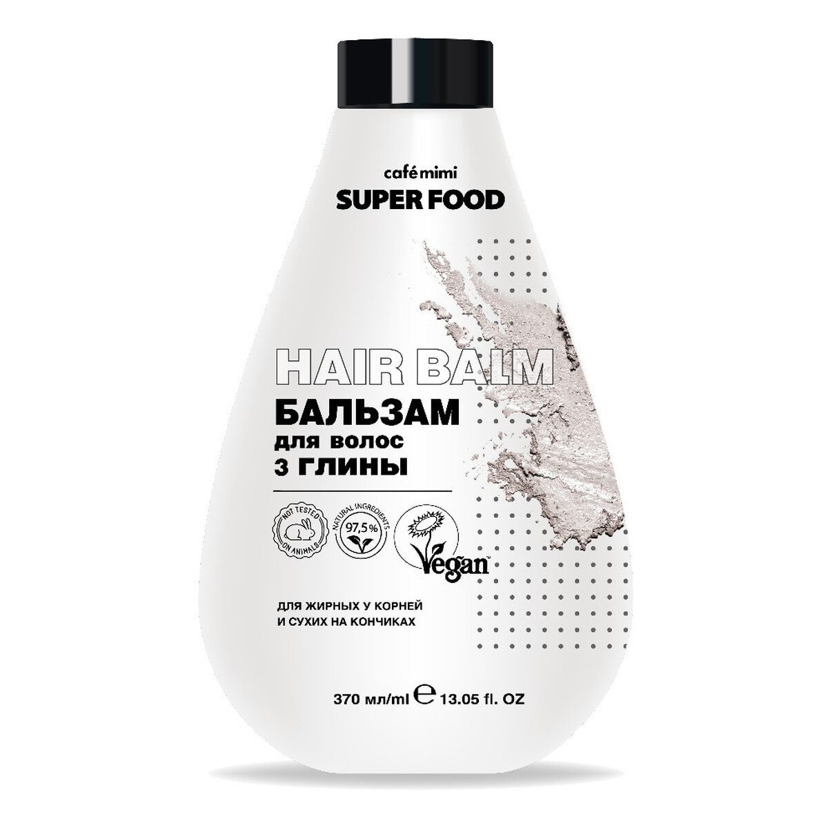 Le Cafe de Beaute Cafe Mimi Superfood Balsam odżywka do włosów 3 glinki 370ml