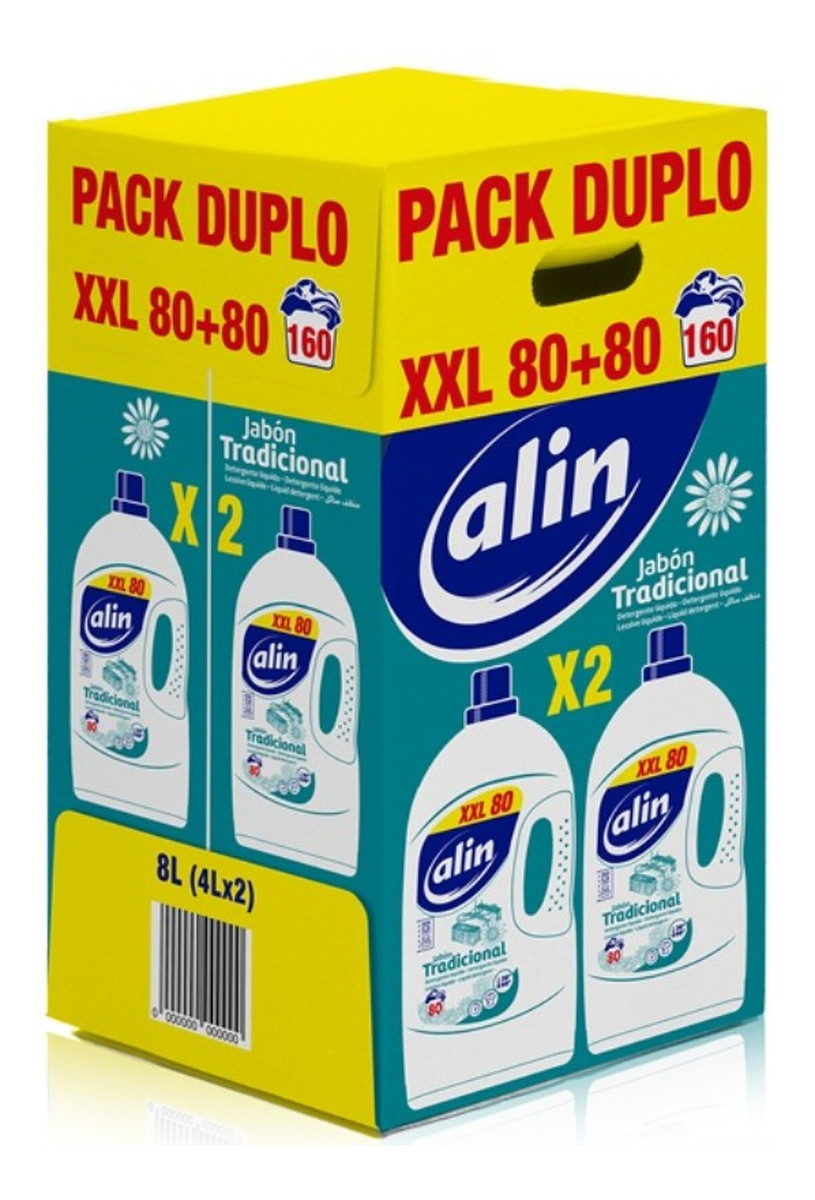 Traditional Płyn do prania tkanin kolorowych duopack 80+80 prań