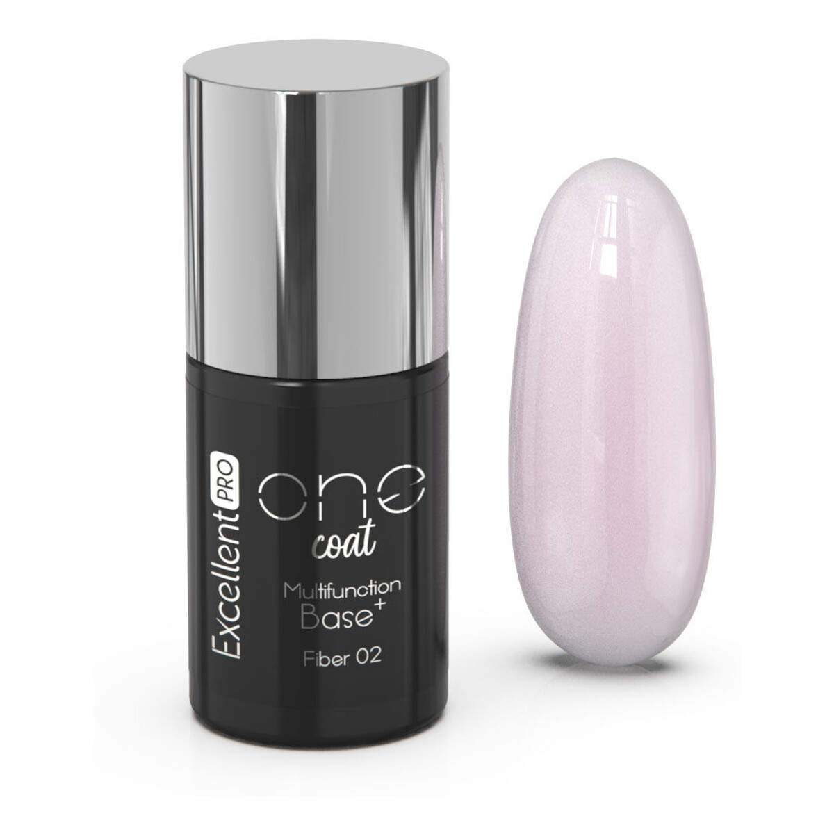Excellent PRO One coat multifunction fiber base baza hybrydowa z włóknami delicate pink 7g