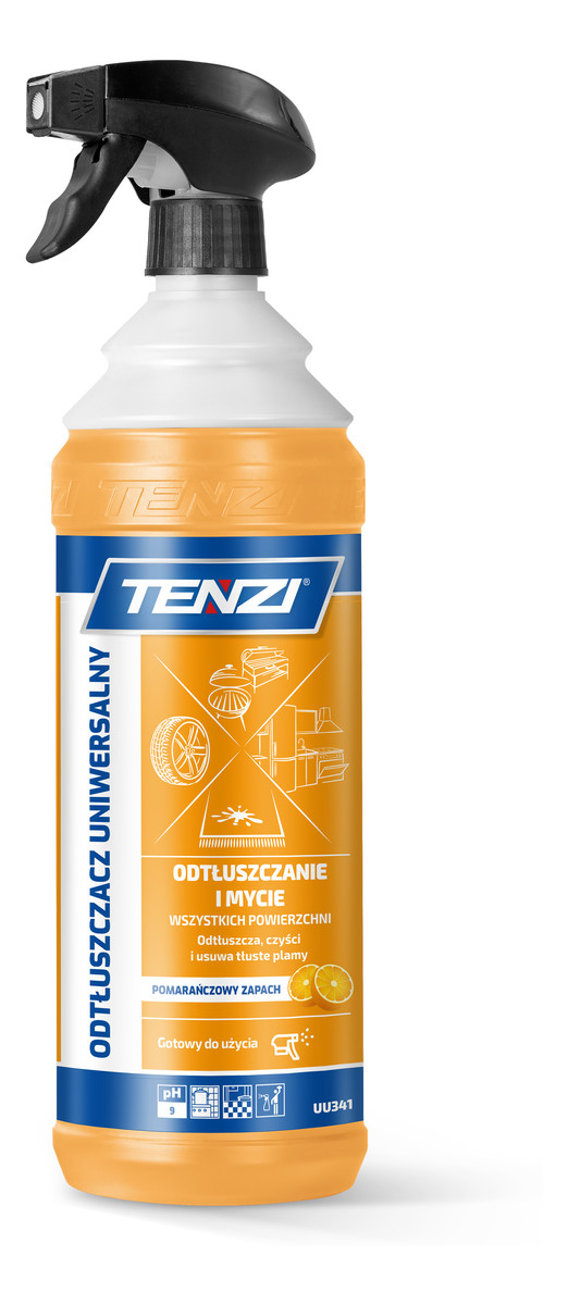 Produkt do usuwania tłuszczu i brudu Pomarańcza