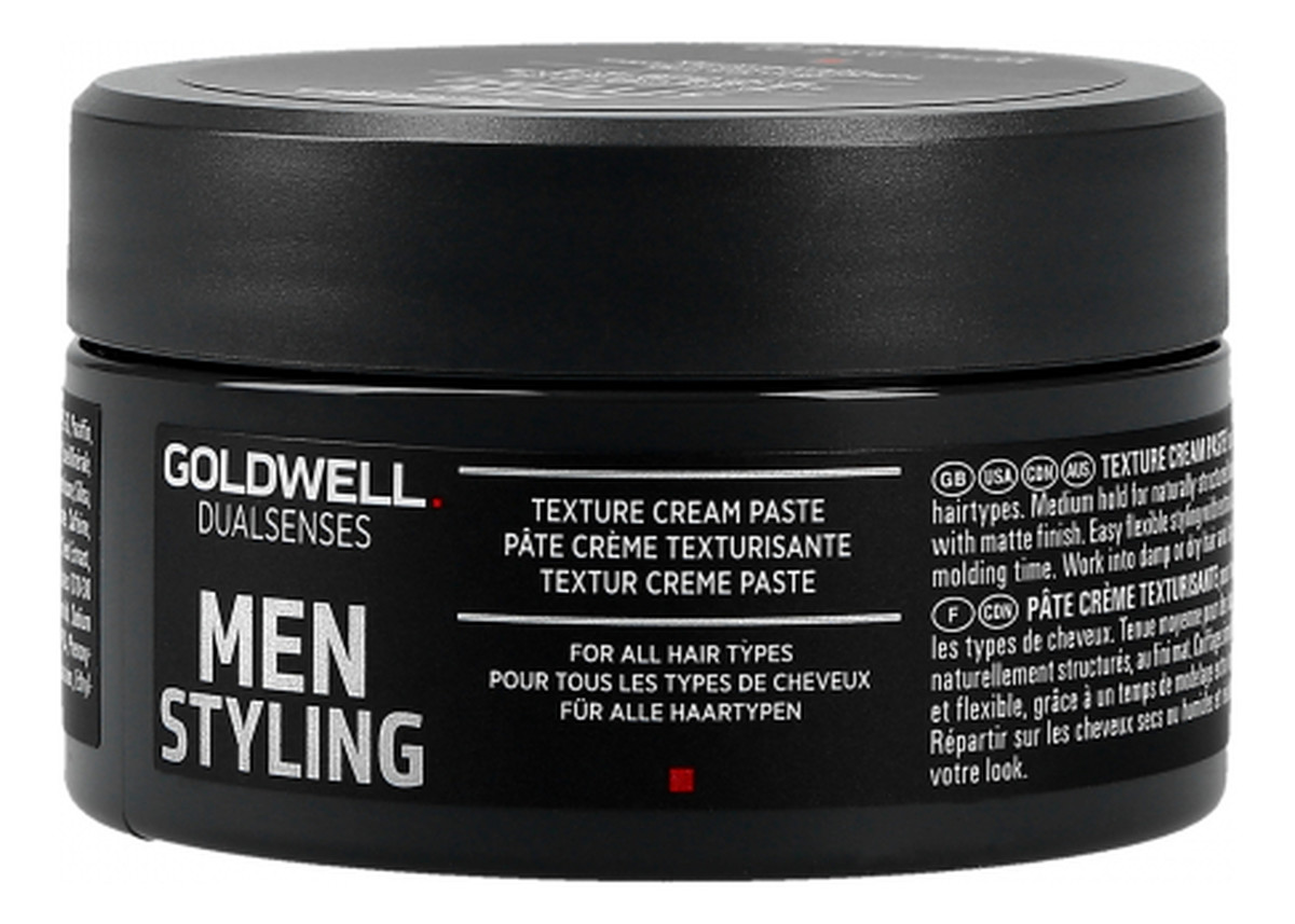For Men Texture Cream Paste Pasta modelująca do wszystkich rodzajów włosów