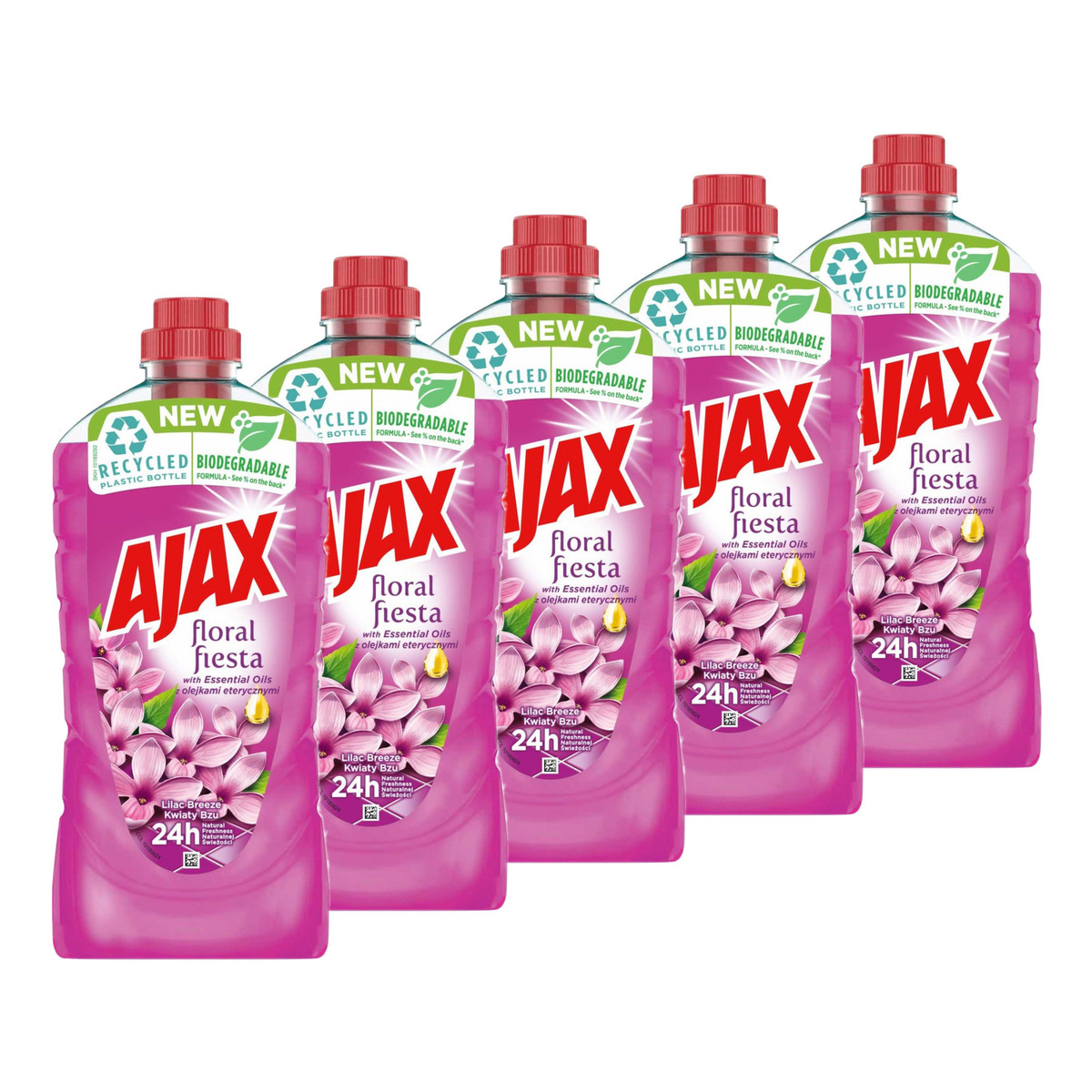 Ajax Floral Fiesta Płyn Uniwersalny Bez 5x1L