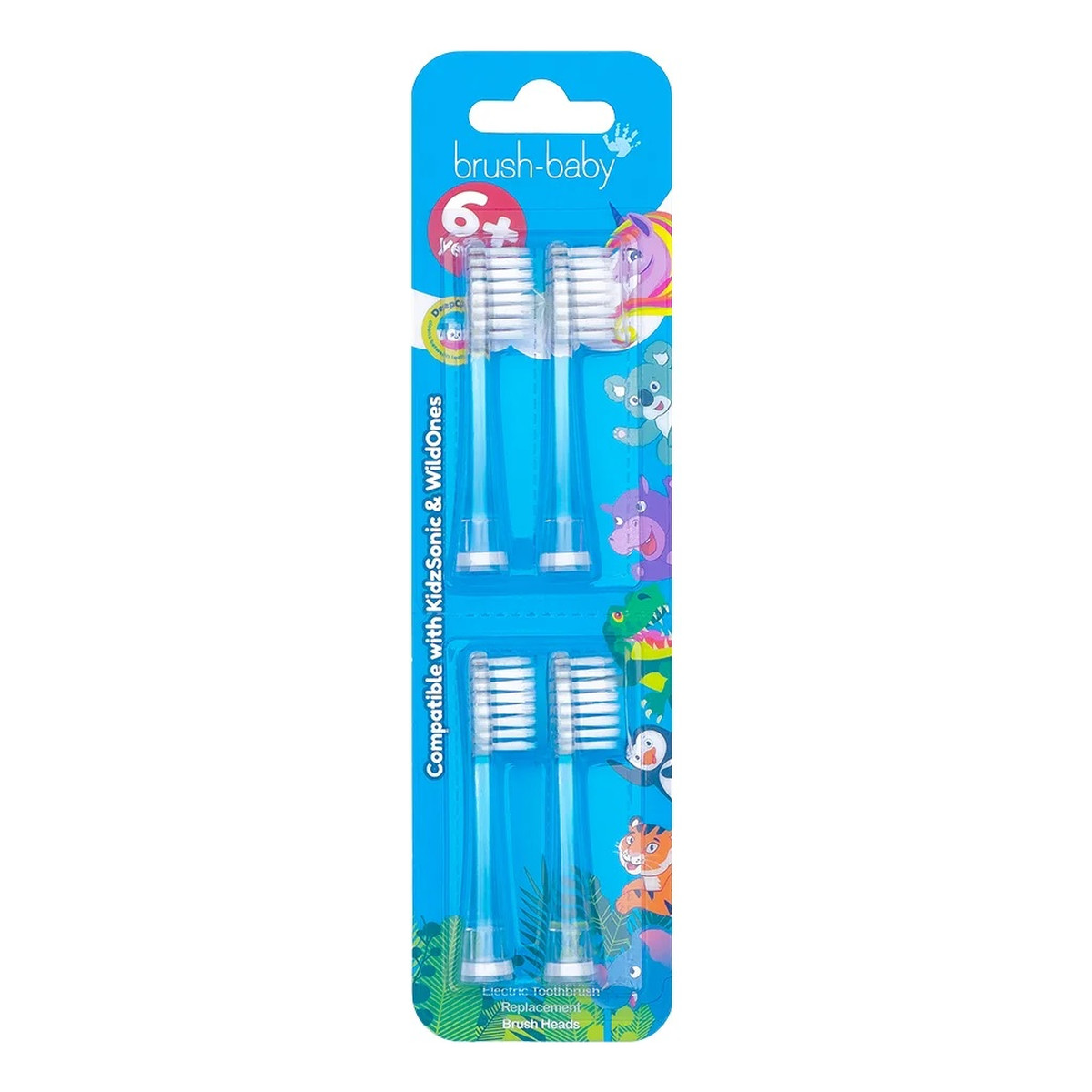 Brush-Baby KidzSonic Końcówki do szczoteczki sonicznej 6+