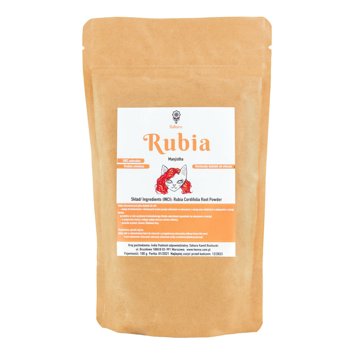 Sahara Henna Rubia Manjistha 100g