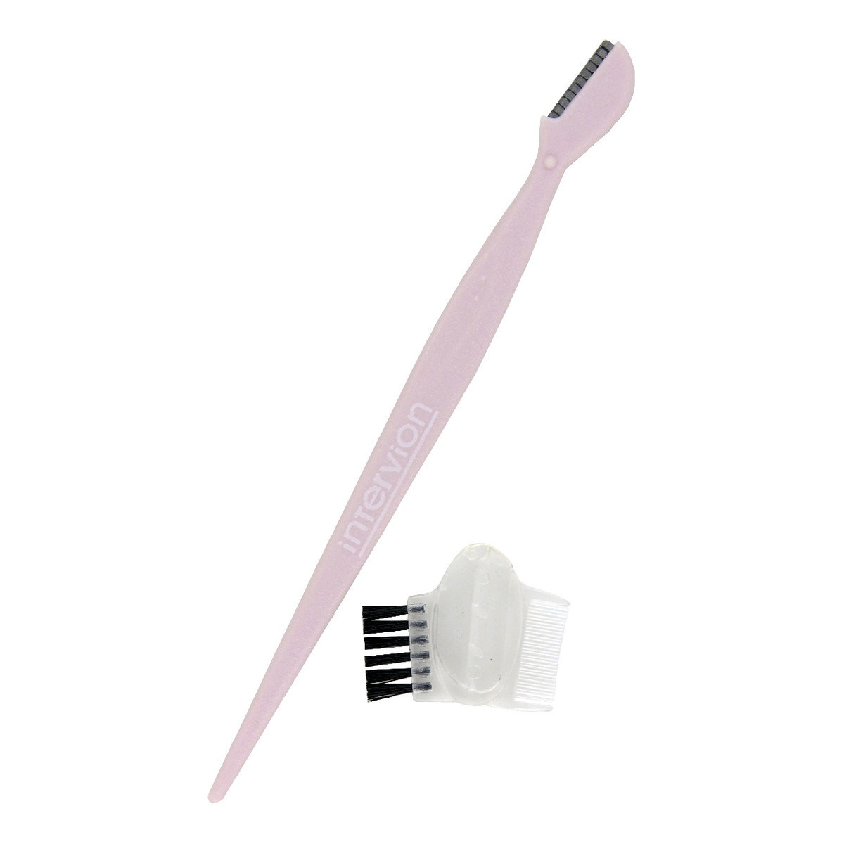 Inter-vion Rose Collection żyletka do brwi z nakładką z grzebykiem