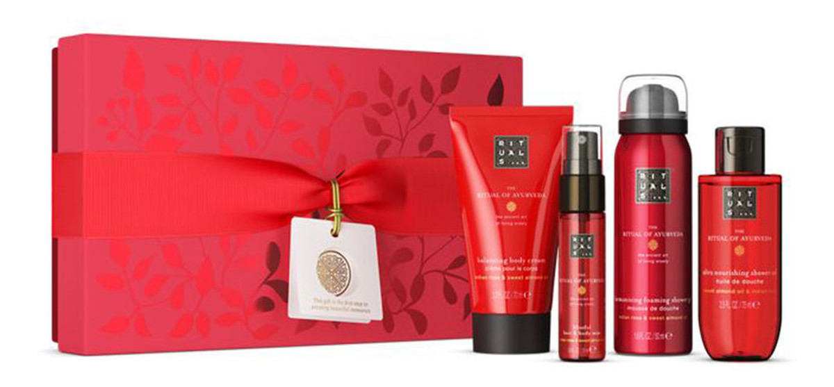 mgiełka do ciała i włosów 20ml + olejek pod prysznic 75ml + krem do ciała 70ml + pieniący żel pod prysznic 50ml